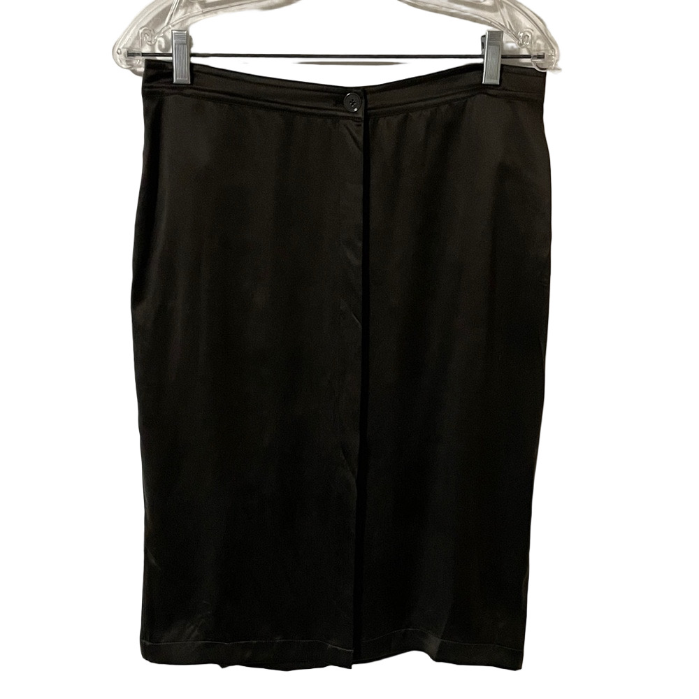 Alexander Wang Brown Silk Skirt Size Medium